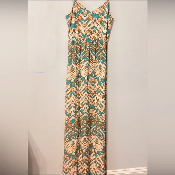 parker silk maxi dress Parker Black Silk 100%Halle Combo Maxi Dress Ruffle M